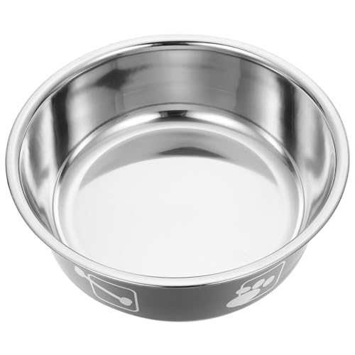 YARNOW 4 Stück hundenapf aus Edelstahl Nahrung Wasser Feeder Hundenapf für große Hunde edelstahlschüsseln Stainless Steel Bowl Futternapf für Hunde Rutschfester Hundenapf Hundenäpfe psm von YARNOW