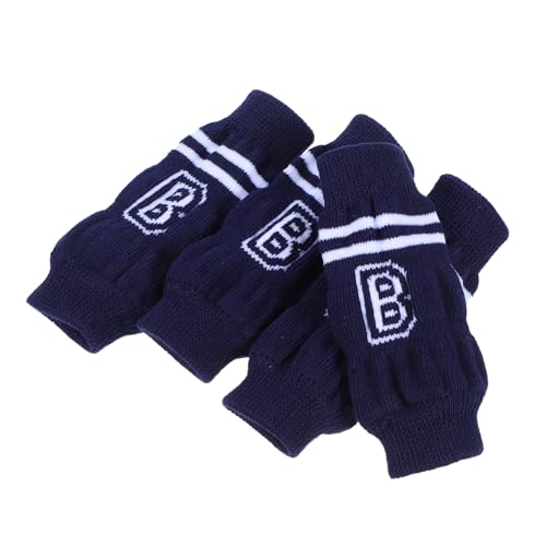 YARNOW 4stücke Gestrickte Hundebeinschoner Für Vorderbeine Bequeme Ellenbogenprotektoren Für Hunde Waschbare Pfotenschutzsocken rutschfest Universelle Passform YARNOW 4stücke Gestrickte Hundebeinschoner Für Vorderbeine Bequeme Ellenbogenprotektoren Für Hunde Waschbare Pfotenschutzsocken rutschfest Universelle Passform von YARNOW