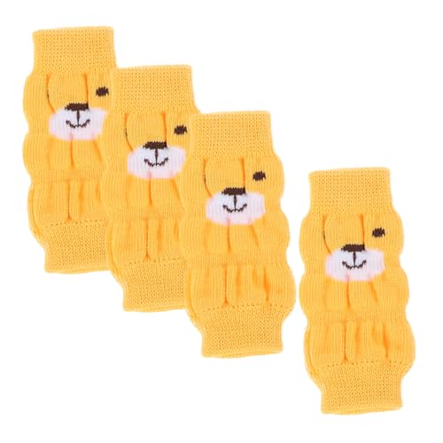 YARNOW 4stücke Pack Anti-rutsch Hundesocken Winter Hund Beinschutz Welpen Beinsocke Anti-Kratz Socken Für Kleine Hunde YARNOW 4stücke Pack Anti-rutsch Hundesocken Winter Hund Beinschutz Welpen Beinsocke Anti-Kratz Socken Für Kleine Hunde von YARNOW