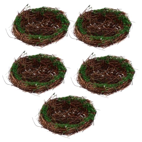 YARNOW 5 STK. Kröten-Vogel-Nest hühner kinderknallzeug Easter Presents insektenabwehr panettone Ostern Raben Vogelbett Ostern künstliche Nester leichte Handarbeiten Rattan YARNOW 5 STK. Kröten-Vogel-Nest hühner kinderknallzeug Easter Presents insektenabwehr panettone Ostern Raben Vogelbett Ostern künstliche Nester leichte Handarbeiten Rattan von YARNOW