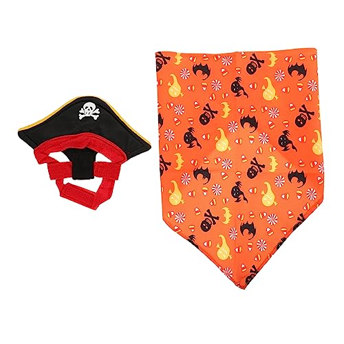 YARNOW 5 Sets Haustier-Cosplay-Anzug Katzenkostüme Piratenkostüme Katzenkostüm Damen Halloween-Party Haustierhut Haustierparty Pelzmützen Schal Lustige Haustierkostüm-Outfits YARNOW 5 Sets Haustier-Cosplay-Anzug Katzenkostüme Piratenkostüme Katzenkostüm Damen Halloween-Party Haustierhut Haustierparty Pelzmützen Schal Lustige Haustierkostüm-Outfits von YARNOW