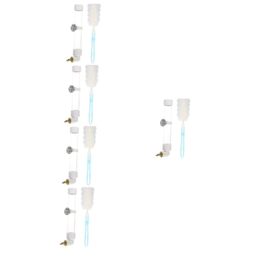 YARNOW 5 Sätze Trinkbrunnen für Papageien Vogel-Trinkwerkzeug Kolibri-Futterstation Hamster wasserspender Hamster trinkflasche Vogel Fütterer Wasserbrunnen für Vogel Taube Wassertrinker von YARNOW