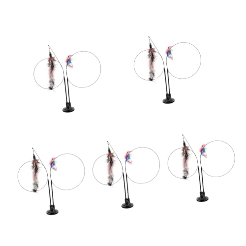 YARNOW 5 Sets Saugnapf Für Katzen Teaser Für Katzen Interaktives Spielzeug Für Katzenstangen Spielzeug Für Den Innenbereich Neckstäbe Für Katzen Stäbchen Für Katzen Teaser Für YARNOW 5 Sets Saugnapf Für Katzen Teaser Für Katzen Interaktives Spielzeug Für Katzenstangen Spielzeug Für Den Innenbereich Neckstäbe Für Katzen Stäbchen Für Katzen Teaser Für von YARNOW