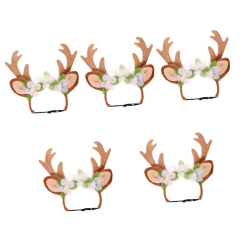 YARNOW 5stücke Hund Weihnachtskostüm Für Kleine Hunde Verstellbares Antlers Kopfband Weichem Festliche Hundekleidung Für Weihnachten Einfach Anzulegen YARNOW 5stücke Hund Weihnachtskostüm Für Kleine Hunde Verstellbares Antlers Kopfband Weichem Festliche Hundekleidung Für Weihnachten Einfach Anzulegen von YARNOW