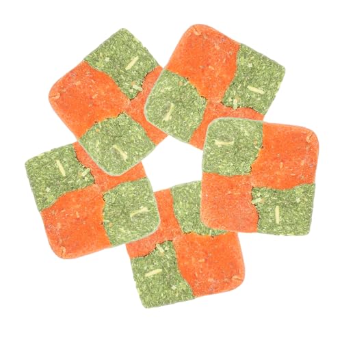 YARNOW 5 Stück Hasengraskuchen meerschweinchen Kaninchensnacks Kaninchengrasbeet Kaninchenfutter Stroh klein Hamster Zahnungssnacks Haustierbedarf Mehl mit hohem Glutengehalt von YARNOW