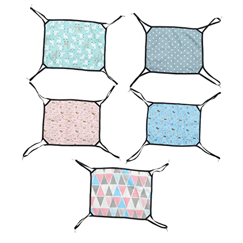YARNOW Katzenhängematten-Kollektion 5er-Pack Hängematten Zum Aufhängen Für Haustiere Kätzchenbett Hängemattenschaukel Robustes Canvas-Material YARNOW Katzenhängematten-Kollektion 5er-Pack Hängematten Zum Aufhängen Für Haustiere Kätzchenbett Hängemattenschaukel Robustes Canvas-Material von YARNOW