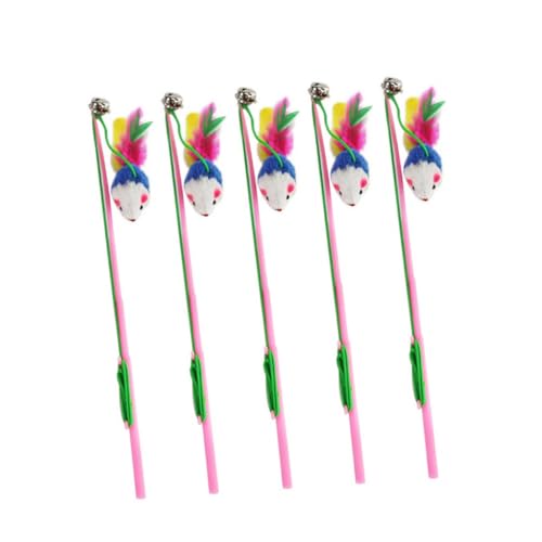 YARNOW 5stücke Bunte Plüsch-mäuse Mit Glöckchen Interaktives Katzenspielzeug Für Teaser-Training Und Spielspaß Für Katzen Und Kätzchen YARNOW 5stücke Bunte Plüsch-mäuse Mit Glöckchen Interaktives Katzenspielzeug Für Teaser-Training Und Spielspaß Für Katzen Und Kätzchen von YARNOW
