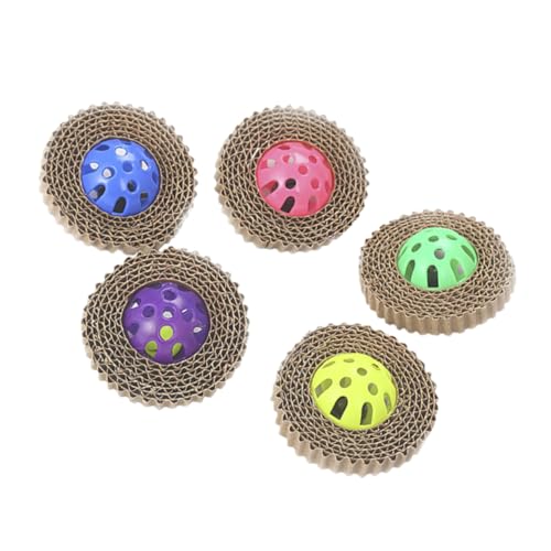 YARNOW 5 Stück Katzenpfotenbrett Katzenkratzer Aus Pappe Katzenkratzbett Aus Wellpappe Katzen-Puzzle- Kratzbäume Für Katzen Karton Katzenkratzer Post Kratzen Wellpapier YARNOW 5 Stück Katzenpfotenbrett Katzenkratzer Aus Pappe Katzenkratzbett Aus Wellpappe Katzen-Puzzle- Kratzbäume Für Katzen Karton Katzenkratzer Post Kratzen Wellpapier von YARNOW