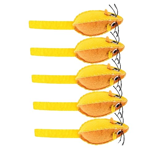 YARNOW 5stücke Teiliges Katzen Spielzeug Mäuse Weichem Interaktive Spielzeuge Für Kätzchen Schnurrfreundliche Und Sichere Materialien Kratzen Und von YARNOW