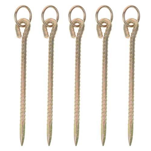 YARNOW 5 Stück Teiliges Hundezubehör Erdanker für Garten und Camping Bodenanker für Haustiere und Nutztiere für Verschiedene Outdoor Aktivitäten YARNOW 5 Stück Teiliges Hundezubehör Erdanker für Garten und Camping Bodenanker für Haustiere und Nutztiere für Verschiedene Outdoor Aktivitäten von YARNOW