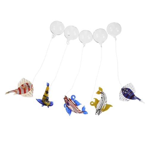 YARNOW 5 Stück Teiliges Schwimmendes Aquarium Dekoration Naturnahe Ornamente für Büro Zuhause Aquarien Zubehör Stilvolle Glasdekoration YARNOW 5 Stück Teiliges Schwimmendes Aquarium Dekoration Naturnahe Ornamente für Büro Zuhause Aquarien Zubehör Stilvolle Glasdekoration von YARNOW