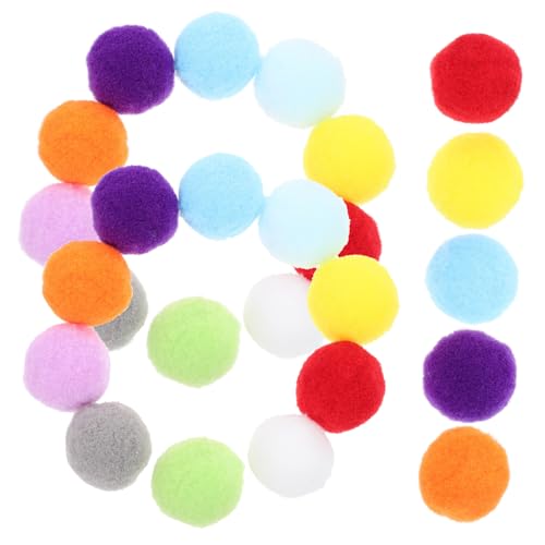 YARNOW 50stücke Katzenbälle Spielzeug Farbige Plüsch Puffbälle Für Interaktive Spiele Und Bewegung Fuzzy Bälle Für Kätzchen Und Indoor-Katzen YARNOW 50stücke Katzenbälle Spielzeug Farbige Plüsch Puffbälle Für Interaktive Spiele Und Bewegung Fuzzy Bälle Für Kätzchen Und Indoor-Katzen von YARNOW