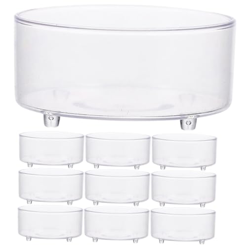YARNOW 50 Stück Transparente Wasserschale Für Reptilien Futternapf Für Reptilien Schildkrötenfutter Futtermittel Für Reptilien Wassernapf Für Reptilien Kleines Tierfuttertablett Acryl YARNOW 50 Stück Transparente Wasserschale Für Reptilien Futternapf Für Reptilien Schildkrötenfutter Futtermittel Für Reptilien Wassernapf Für Reptilien Kleines Tierfuttertablett Acryl von YARNOW