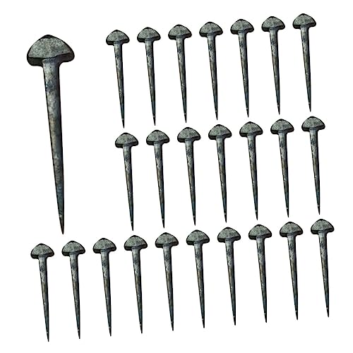 YARNOW 50Stücke Hufeisennägel aus Eisen Teiliges für Pferdepflege und Hufschmiedwerkzeuge Zubehör für für Innen und Außenbereich von YARNOW