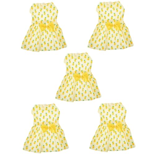 YARNOW 5St Ananas-Haustier-Kleid Mädchenkostüme kleine hundekleidung hundekostüm Hunde kostüm Kleider Rock Hunde-Cosplay-Kostüm Welpenkostüm Französischer Kleiner Polyester YARNOW 5St Ananas-Haustier-Kleid Mädchenkostüme kleine hundekleidung hundekostüm Hunde kostüm Kleider Rock Hunde-Cosplay-Kostüm Welpenkostüm Französischer Kleiner Polyester von YARNOW