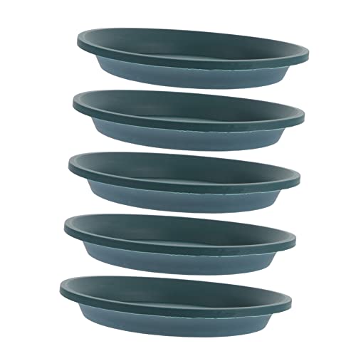 YARNOW 5stücke Teiliges Wasserdichter Pflanzenteller Robuste Blumenkübeluntersetzer Für Und Außenbereich Für Pflege Von Bonsai Und Sukkulenten Schützt Böden Und Möbel Vor von YARNOW