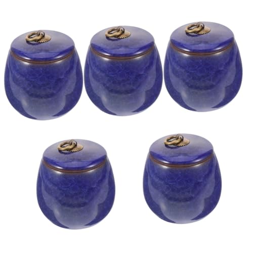 YARNOW 5 Stücke Keramik Haustier Urne Für Hund Asche Mini Größe Elegante Asche Andenken Pet Memorial Urne YARNOW 5 Stücke Keramik Haustier Urne Für Hund Asche Mini Größe Elegante Asche Andenken Pet Memorial Urne von YARNOW
