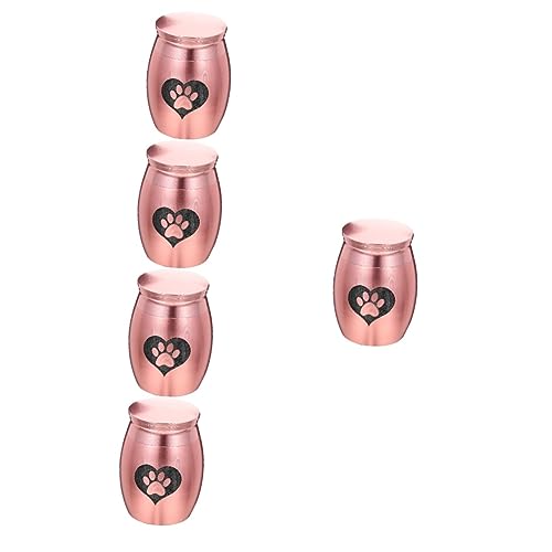 YARNOW 5St Haustier Urne unvergessliche Tierurne Haustierurnen für Einäscherung Puppenzubehör Halskette Hundezubehör filigraner Katzenurnenhalter Mini Metall Anhänger YARNOW 5St Haustier Urne unvergessliche Tierurne Haustierurnen für Einäscherung Puppenzubehör Halskette Hundezubehör filigraner Katzenurnenhalter Mini Metall Anhänger von YARNOW