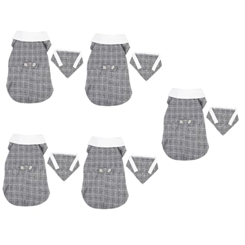 YARNOW 5st Haustieranzug Haustier-Smoking Dekorativer Hundeanzug Hunde-Smoking Für Die Hochzeit Tragbarer Hunde-Smoking Halloween-Kleidung Kostüme Anzüge Anmut Haustierzubehör Polyester YARNOW 5st Haustieranzug Haustier-Smoking Dekorativer Hundeanzug Hunde-Smoking Für Die Hochzeit Tragbarer Hunde-Smoking Halloween-Kleidung Kostüme Anzüge Anmut Haustierzubehör Polyester von YARNOW