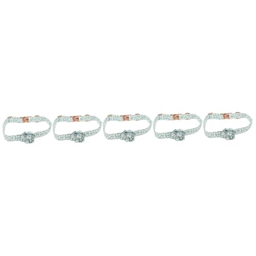 YARNOW 5 Stücke Personalisierte Hundehalsband Haustier Verstellbarer Halsgurt Welpen Druck Für Weihnachtsfeiern YARNOW 5 Stücke Personalisierte Hundehalsband Haustier Verstellbarer Halsgurt Welpen Druck Für Weihnachtsfeiern von YARNOW