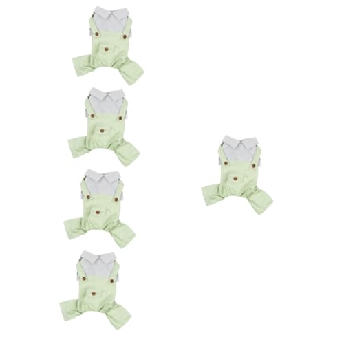 YARNOW 5stücke Dog Overalls Für Kleine Hunde Niedliche Atmungsaktive Hundebekleidung Für Frühling Und Herbst Dekorative Und Komfortable -Outfits Für Kleine von YARNOW