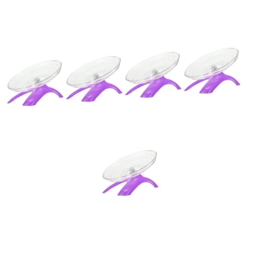 YARNOW 5St Laufradspielzeug Spielzeuge Leises Meerschweinchen-Laufrad Igelrad Rad für Meerschweinchen Hamsterspielzeug Rattenrad Chinchilla Frisbeescheibe UFO Hamsterbedarf YARNOW 5St Laufradspielzeug Spielzeuge Leises Meerschweinchen-Laufrad Igelrad Rad für Meerschweinchen Hamsterspielzeug Rattenrad Chinchilla Frisbeescheibe UFO Hamsterbedarf von YARNOW