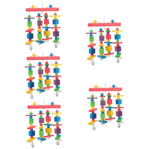 YARNOW 5St Papagei Vogel Spielzeug lustiges Vogelspielzeug Spielzeug für Sittiche vogelkäfig zubehör vogelzubehör für käfig Spielset aus Holz Spielzeuge Papageienkäfigspielzeug Vögel YARNOW 5St Papagei Vogel Spielzeug lustiges Vogelspielzeug Spielzeug für Sittiche vogelkäfig zubehör vogelzubehör für käfig Spielset aus Holz Spielzeuge Papageienkäfigspielzeug Vögel von YARNOW