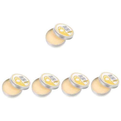 YARNOW 5St Pfotencreme für Haustiere Haustierpfotenbalsam Hunde Pfotenbalsam Haustierpfotenpflege Haustierfußcreme Schutzzubehör für Hundepfoten Pflegebalsam für Hundepfoten Bienenwachs YARNOW 5St Pfotencreme für Haustiere Haustierpfotenbalsam Hunde Pfotenbalsam Haustierpfotenpflege Haustierfußcreme Schutzzubehör für Hundepfoten Pflegebalsam für Hundepfoten Bienenwachs von YARNOW