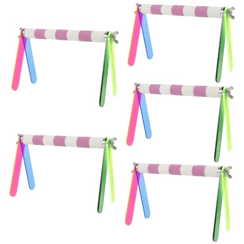 YARNOW 5St Vogel Spielzeugständer vogelgitter vogelstange Regal für Papageienbarsche Haushalt Papageienbarsch zarter Vogelbarsch Tischvogelständer Schreibtisch Vögel Spielstand schmücken YARNOW 5St Vogel Spielzeugständer vogelgitter vogelstange Regal für Papageienbarsche Haushalt Papageienbarsch zarter Vogelbarsch Tischvogelständer Schreibtisch Vögel Spielstand schmücken von YARNOW