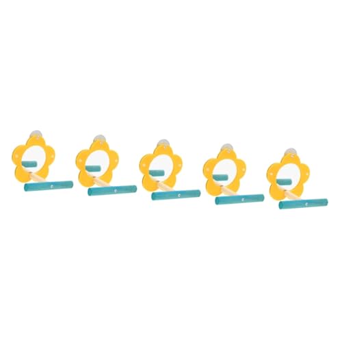YARNOW 5St Vogels piegel Schaukel aus Holz Spielzeug jaulas Vogelbarsch Bird Toys Parrot Toys Spiegel Vogel-Accessoire Vogelzubehör Vögel Papageienkäfig Vogelkäfig Kleiner Papagei Acryl YARNOW 5St Vogels piegel Schaukel aus Holz Spielzeug jaulas Vogelbarsch Bird Toys Parrot Toys Spiegel Vogel-Accessoire Vogelzubehör Vögel Papageienkäfig Vogelkäfig Kleiner Papagei Acryl von YARNOW