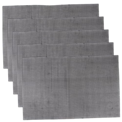 YARNOW 5St handgefertigte Maschen Aquariumnetz Dekorationen für Aquarien Aquarium-Trennwand schwimmender Skimmer Tankteiler für Aquarien künstlich kunststoffgitter plastikgitter Black YARNOW 5St handgefertigte Maschen Aquariumnetz Dekorationen für Aquarien Aquarium-Trennwand schwimmender Skimmer Tankteiler für Aquarien künstlich kunststoffgitter plastikgitter Black von YARNOW