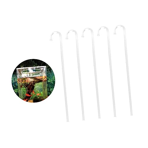 YARNOW 5Stück Acryl Aquarium Wasser Pumpe für Effizienten Wasserwechsel und Kiesreinigung für Aquarien und Fischbecken von YARNOW