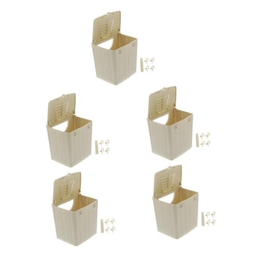 YARNOW 5er-Box Vogelbrutkasten Vogelkäfige Sittichkäfig Vogelhaus Aus Kunststoff Kleines Vogelhaus Vogelhäuschen Für Draußen Schlafendes Nest Spatzennest Vogelbrutnest Vogelnest Plastik YARNOW 5er-Box Vogelbrutkasten Vogelkäfige Sittichkäfig Vogelhaus Aus Kunststoff Kleines Vogelhaus Vogelhäuschen Für Draußen Schlafendes Nest Spatzennest Vogelbrutnest Vogelnest Plastik von YARNOW
