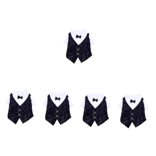 YARNOW 5st Haustieranzug Hundehemd Welpenanzug Mit Fliege Hochzeitshundehalsband Haustier-Hemd Mit Fliege Hundeanzug Männliche Hundekleidung Polyester Junge Dekorationen Haustier Hund YARNOW 5st Haustieranzug Hundehemd Welpenanzug Mit Fliege Hochzeitshundehalsband Haustier-Hemd Mit Fliege Hundeanzug Männliche Hundekleidung Polyester Junge Dekorationen Haustier Hund von YARNOW