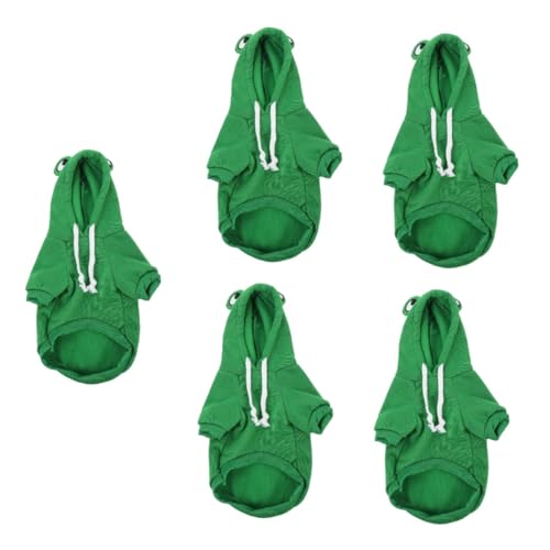 YARNOW 5-Teiliges Hundepullover-Outfit Extra Kleine Hundekleidung Mütze Welpenmäntel Für Kleine Hunde Haustierkleidung Dackel Hunde-Kapuzenpullover Pullover Hundekostüm YARNOW 5-Teiliges Hundepullover-Outfit Extra Kleine Hundekleidung Mütze Welpenmäntel Für Kleine Hunde Haustierkleidung Dackel Hunde-Kapuzenpullover Pullover Hundekostüm von YARNOW