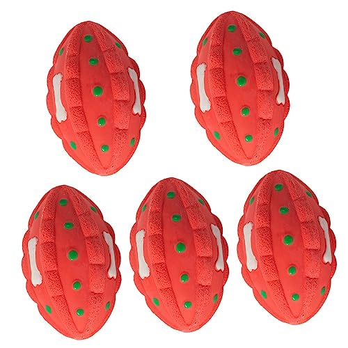 YARNOW 5St Hundespielzeug Kauspielzeug Beißspielzeug Interactive Dog Toys interaktives Spielzeug Spielzeuge Bissfestes Welpenspielzeug Backenzahn Spielzeug Obst Zubehör Hündchen trp rot YARNOW 5St Hundespielzeug Kauspielzeug Beißspielzeug Interactive Dog Toys interaktives Spielzeug Spielzeuge Bissfestes Welpenspielzeug Backenzahn Spielzeug Obst Zubehör Hündchen trp rot von YARNOW
