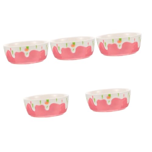YARNOW 5st Keramikschale Behälter Für Container Futternäpfe Für Haustiere Futterspender Für Ratten Hamsternapf Futternapf Für Ratten Hamsterwasser Rattenfutter Rosa YARNOW 5st Keramikschale Behälter Für Container Futternäpfe Für Haustiere Futterspender Für Ratten Hamsternapf Futternapf Für Ratten Hamsterwasser Rattenfutter Rosa von YARNOW