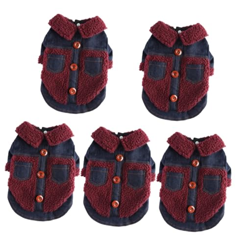 YARNOW 5st Kleidung Für Haustiere Hundepullover Für Große Hunde Kleiner Hund Wintermantel Winterjacken Für Hunde Warmes Welpenkostü Warmer Mantelanzug Für Haustiere Hundemäntel Polyester YARNOW 5st Kleidung Für Haustiere Hundepullover Für Große Hunde Kleiner Hund Wintermantel Winterjacken Für Hunde Warmes Welpenkostü Warmer Mantelanzug Für Haustiere Hundemäntel Polyester von YARNOW