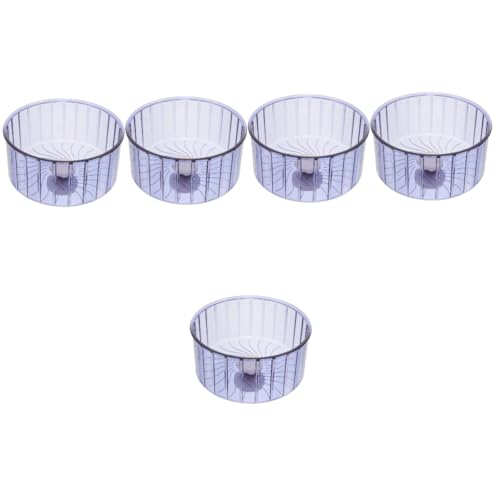 YARNOW 5St Laufrad für Hamster Spielzeuge Rattenrad Laufrad Igel Rad für Igel stilles Hamsterrad Rennmäuse-Rad Mausrad Igelrad Doppellager Laufband Hamsterbedarf Rennmaus Kristall Plastik YARNOW 5St Laufrad für Hamster Spielzeuge Rattenrad Laufrad Igel Rad für Igel stilles Hamsterrad Rennmäuse-Rad Mausrad Igelrad Doppellager Laufband Hamsterbedarf Rennmaus Kristall Plastik von YARNOW