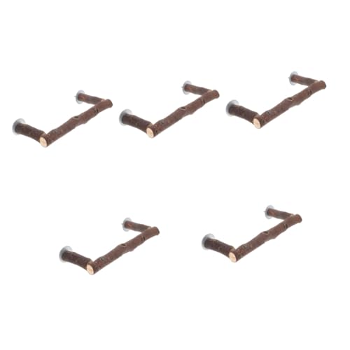 YARNOW 5St Papageienständer Haustierzubehör Spielzeuge Vogel stehender Stock Sittichstangen für Käfig Vogelbarsch hölzern Kleiner Papagei Vogelkäfig Rahmen Lieferungen Gestreifter Barsch YARNOW 5St Papageienständer Haustierzubehör Spielzeuge Vogel stehender Stock Sittichstangen für Käfig Vogelbarsch hölzern Kleiner Papagei Vogelkäfig Rahmen Lieferungen Gestreifter Barsch von YARNOW