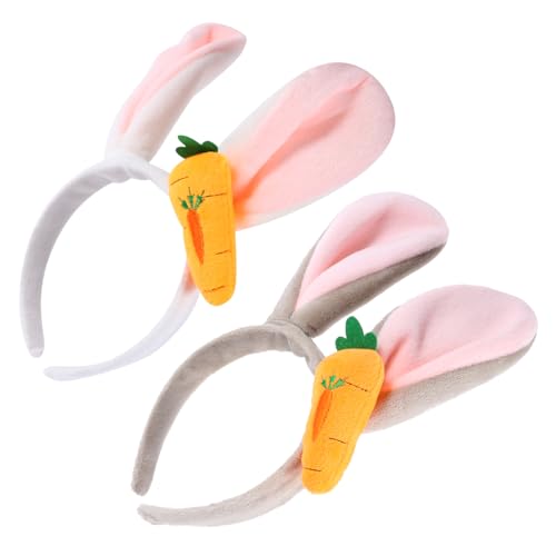 YARNOW 6 STK Hasenohr Stirnband Tierstirnbänder für Kinder Pailletten-Ohr-Stirnband Haarbänder Haarschmuck Tierhaarreifen Osterhaarband Hündchen Zubehör Requisiten Kopfbedeckung Haarring von YARNOW