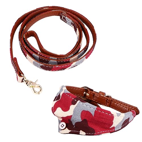 YARNOW 6stücke Hundehalsband Mit Zugleine Und Halstuch Verstellbares Leichtes Design Für Außenbereich Für Haustiere Mit Kreativen Mustern Und Haltbarkeit YARNOW 6stücke Hundehalsband Mit Zugleine Und Halstuch Verstellbares Leichtes Design Für Außenbereich Für Haustiere Mit Kreativen Mustern Und Haltbarkeit von YARNOW