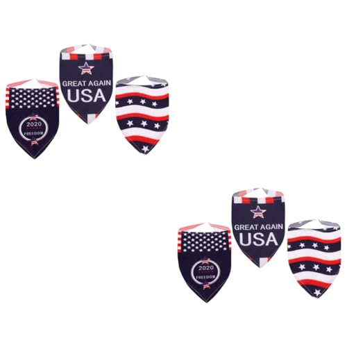 YARNOW 6 STK Haustier-dreieck-lätzchen Hundehalsband Lätzchen Für Haustiere Bandanas Dreieckstuch Für Haustiere Usa-schal Dreieckiges Bandana Der Hund Vereinigte Staaten YARNOW 6 STK Haustier-dreieck-lätzchen Hundehalsband Lätzchen Für Haustiere Bandanas Dreieckstuch Für Haustiere Usa-schal Dreieckiges Bandana Der Hund Vereinigte Staaten von YARNOW