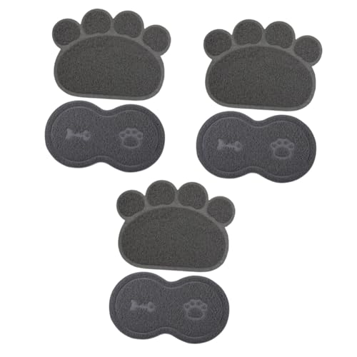 YARNOW 6 STK Haustiermatte Hundematte Zum Essen Katzenfuttermatte Trinknapfauflage Für Haustiere Hundefuttermatten Für Fußböden Hundenapf Matte Katzen Und Hunde Katze Frisst PVC YARNOW 6 STK Haustiermatte Hundematte Zum Essen Katzenfuttermatte Trinknapfauflage Für Haustiere Hundefuttermatten Für Fußböden Hundenapf Matte Katzen Und Hunde Katze Frisst PVC von YARNOW