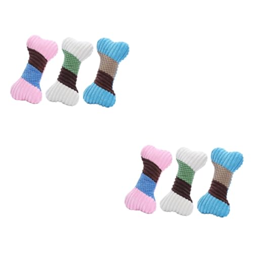 YARNOW 6 STK Plüschtiere Für Haustiere Quietschspielzeug Für Hunde Kauspielzeug Spielzeug Für Kleine Hunde -plüsch Plüsch Hundespielzeug Welpenbedarf Knochentyp Lieferungen YARNOW 6 STK Plüschtiere Für Haustiere Quietschspielzeug Für Hunde Kauspielzeug Spielzeug Für Kleine Hunde -plüsch Plüsch Hundespielzeug Welpenbedarf Knochentyp Lieferungen von YARNOW