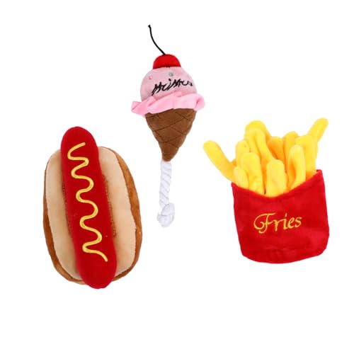 YARNOW 2 Sets Entzückendes Haustier-plüsch-Sound-Spielzeug Für Hunde Und Katzen Interaktives Quietschendes Tierspielzeug Pädagogisches Spielzeug Leuchtende Farben 3 Stück X 2 YARNOW 2 Sets Entzückendes Haustier-plüsch-Sound-Spielzeug Für Hunde Und Katzen Interaktives Quietschendes Tierspielzeug Pädagogisches Spielzeug Leuchtende Farben 3 Stück X 2 von YARNOW