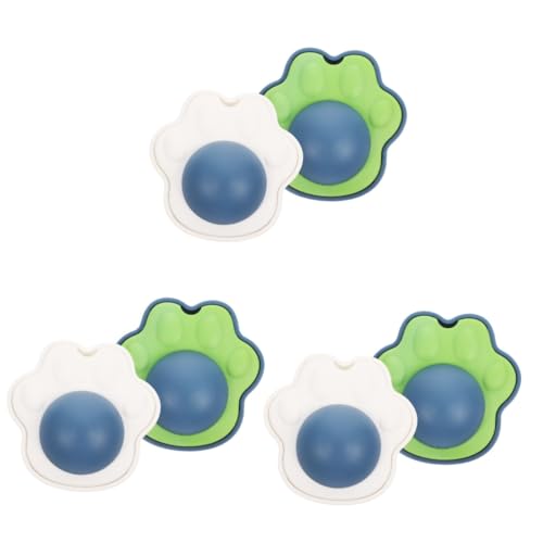 YARNOW 6 Sets Pfotenabdruck Spielzeug Essbare Bälle Katzensnack Drehbarer Ball Lutscher Für Katzen Haushaltsball Sicherheitsball Rotierender Ball Kunststoff YARNOW 6 Sets Pfotenabdruck Spielzeug Essbare Bälle Katzensnack Drehbarer Ball Lutscher Für Katzen Haushaltsball Sicherheitsball Rotierender Ball Kunststoff von YARNOW