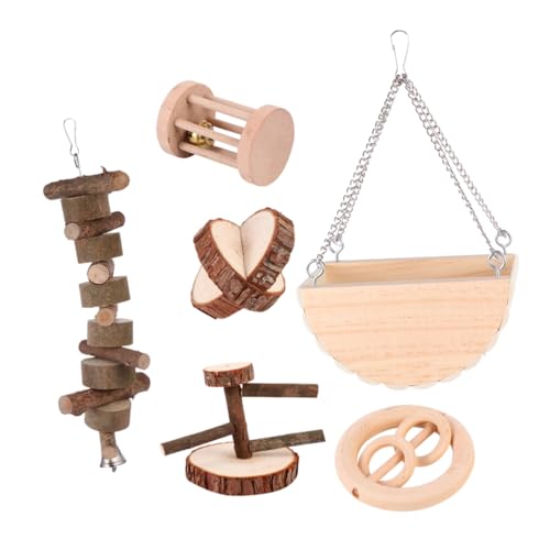 YARNOW 6 Stück Holzspielzeug Für Haustiere Hamster Kauspielzeug Hundespielzeug Kauspielzeug Für Haustiere Kleine Beißspielzeuge Hunde Welpenspielzeug Für Holzspielzeug Kau Und YARNOW 6 Stück Holzspielzeug Für Haustiere Hamster Kauspielzeug Hundespielzeug Kauspielzeug Für Haustiere Kleine Beißspielzeuge Hunde Welpenspielzeug Für Holzspielzeug Kau Und von YARNOW