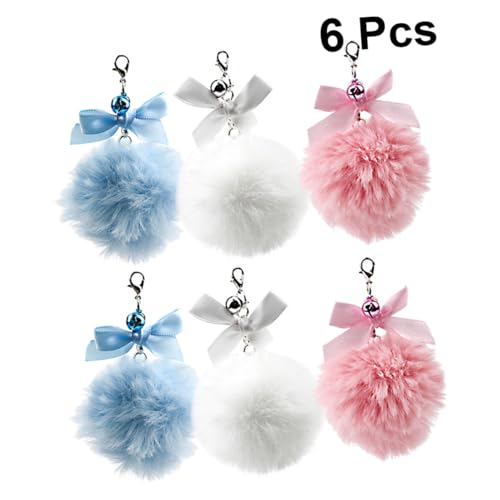 YARNOW 6 Stück Interaktives für Katzen cat Toys Katzen Katzenangel Zubehör katzenspielzeug für Katzen cat Katzen-Teaser-Ball zum Necken von Katzen von YARNOW