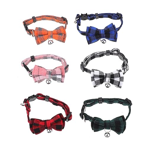 YARNOW 6 Stück Kätzchen Katzenhalskette Junge Kätzchenhalsband Mit Glöckchen Katzenhalsband Goldkette Für Katzenschleife Xx Katzen Katzensicherheit Ausgefallene Stilvolle YARNOW 6 Stück Kätzchen Katzenhalskette Junge Kätzchenhalsband Mit Glöckchen Katzenhalsband Goldkette Für Katzenschleife Xx Katzen Katzensicherheit Ausgefallene Stilvolle von YARNOW